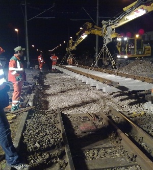 Stuttgart Schienenwechsel · Tailfinger Str